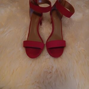 Elegant Red Women's Sandals
